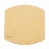 MiLLE W NORDISK DESIGN - Ellips Bordskåner - Beige læder - Ø22 cm