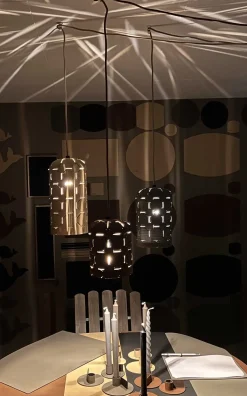 MiLLE W NORDISK DESIGN - Polar Lights - Pendel - Sort læder - Large