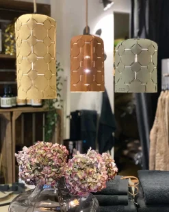 MiLLE W NORDISK DESIGN - Polar Lights - Pendel - Cognac læder - Large