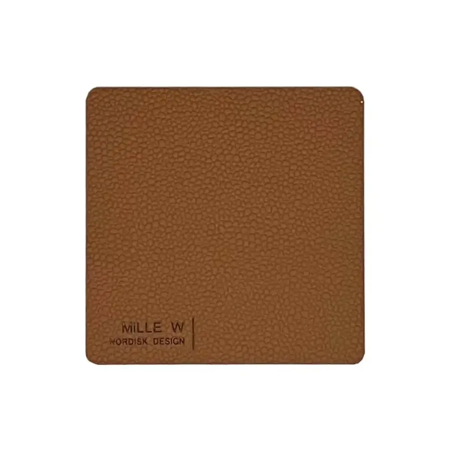 MiLLE W NORDISK DESIGN - Rektangulær Glasbrik - Cognac - 10x10 cm