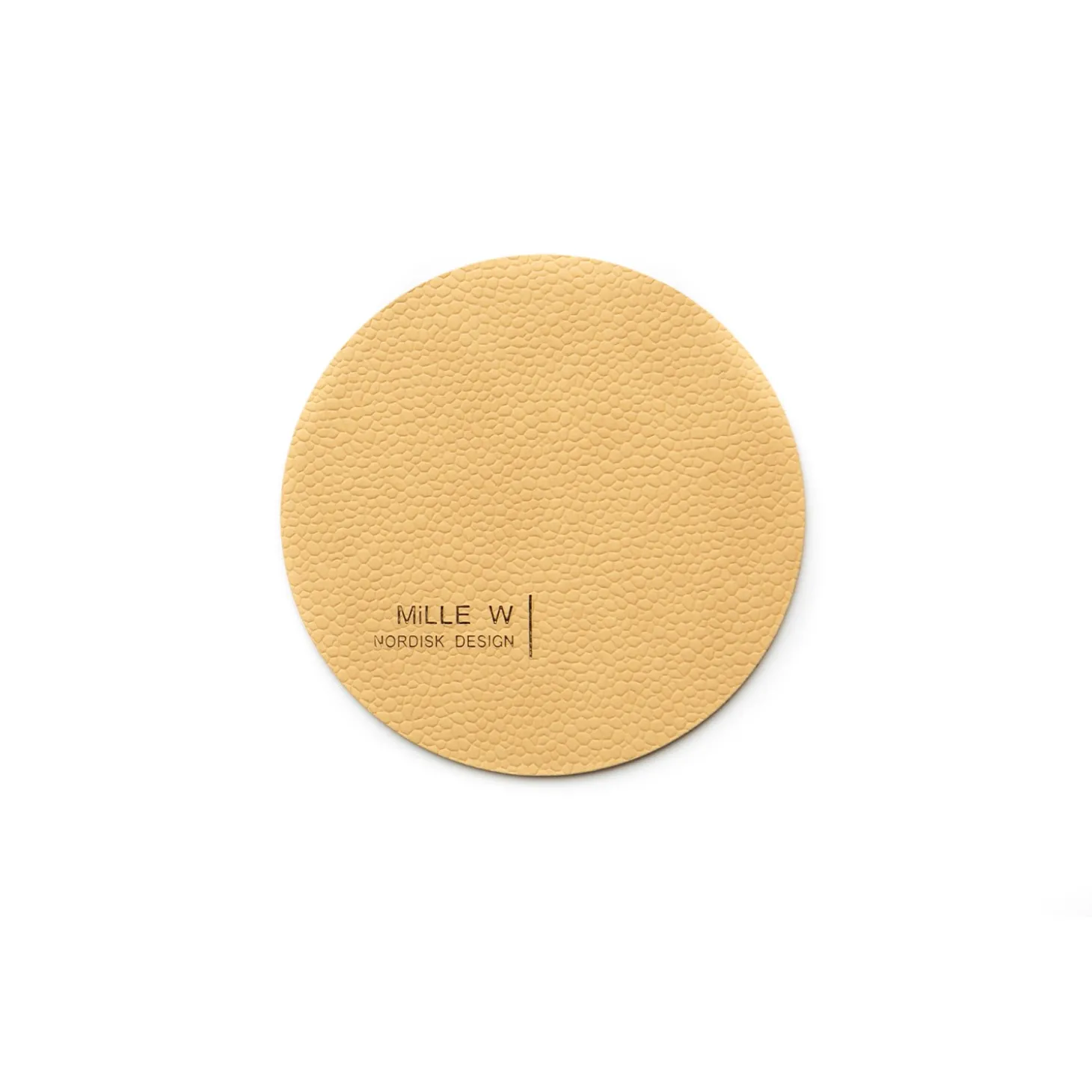 MiLLE W NORDISK DESIGN - Round Glasbrik - Beige - Ø10cm