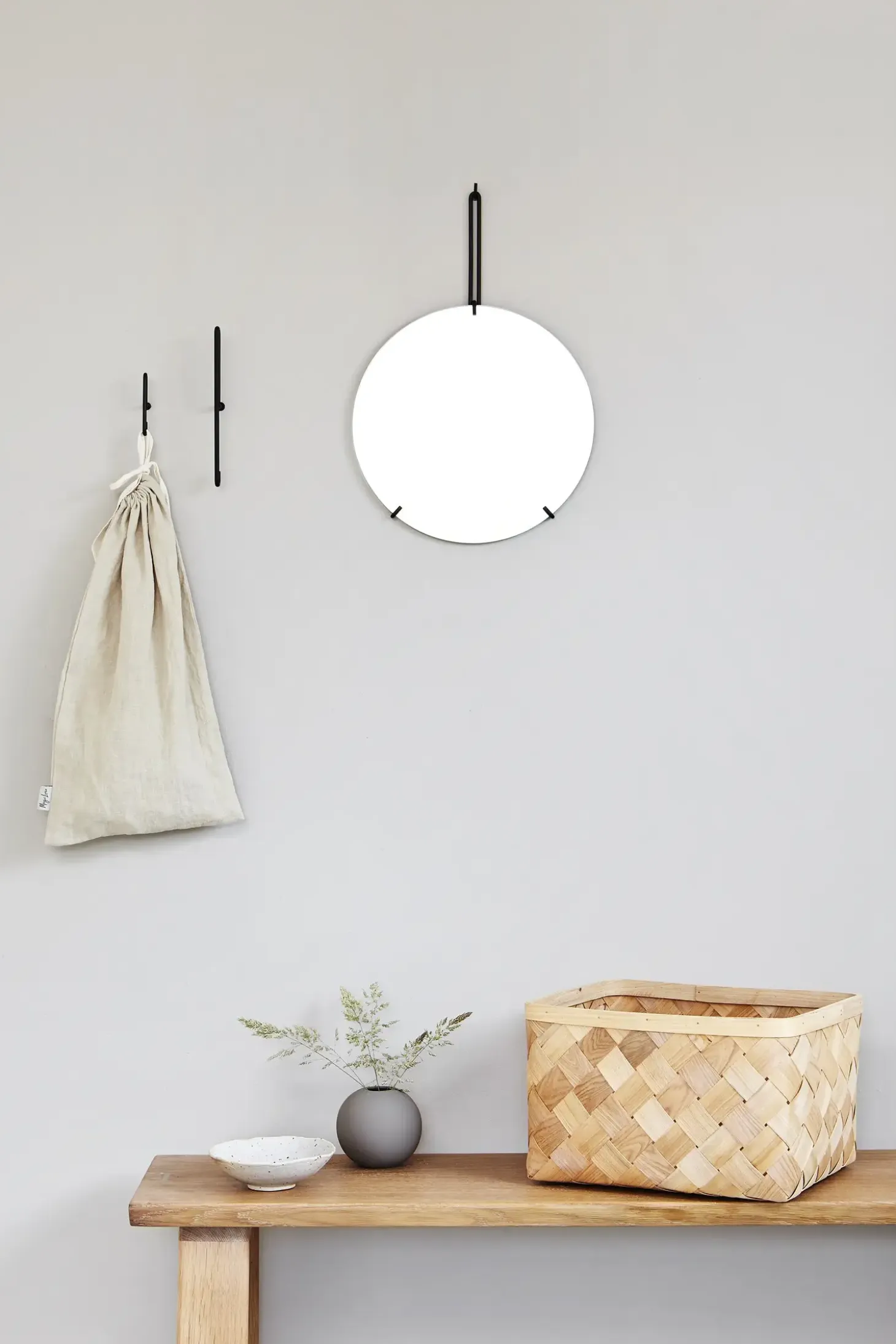 MOEBE - Wall Hook L, Sølv