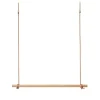Moudhome - OAK Bøjlestang Med Læder - 100 cm