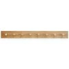 Moudhome - OAK Knagerække Egetræ Med Messing Knager - 100 cm