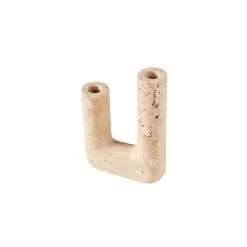 Muubs - Lysestage - Minerva - Creme - H: 20 cm