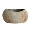 Muubs - Valley Skål M - Riverstone - B: 15 cm, H: 8 cm, L: 17 cm