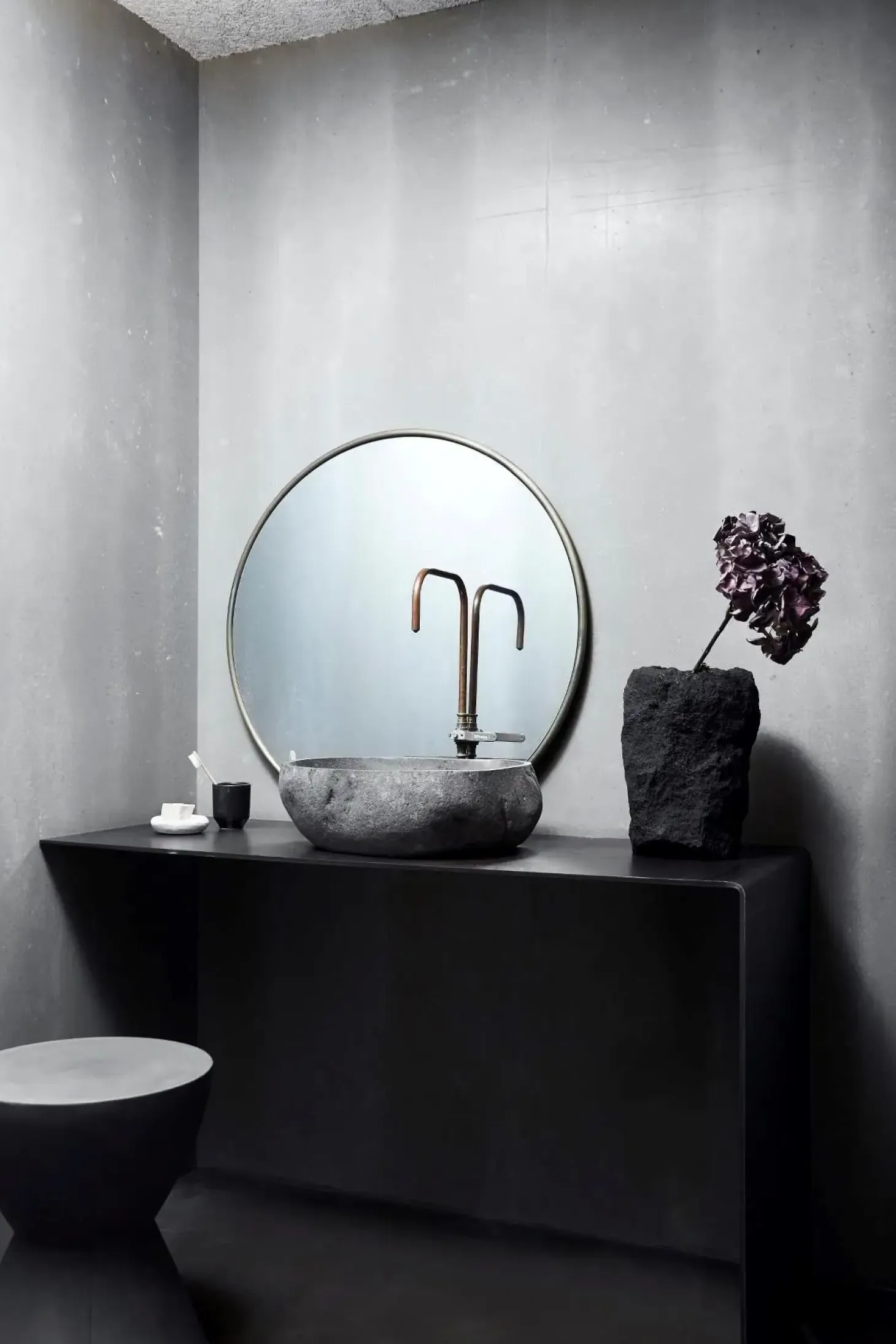 Muubs - Valley Vask - Riverstone - B: 40 x H: 15 x L: 40 cm
