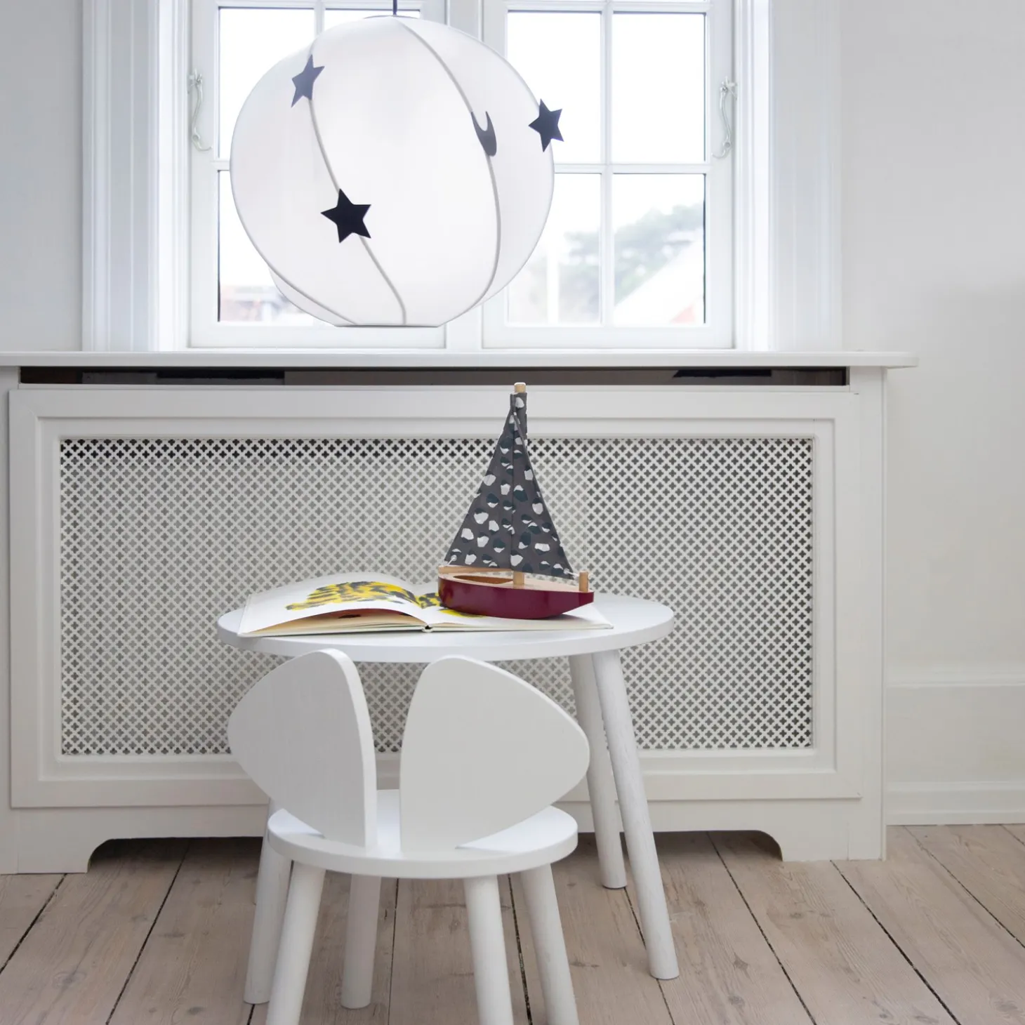 Nofred - Børnebord - Mouse table - Hvid - (2-5 år)