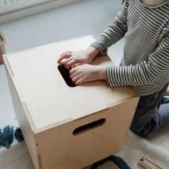 Nofred - Opbevaringskasse i træ, Kids CUBE Storage - wood