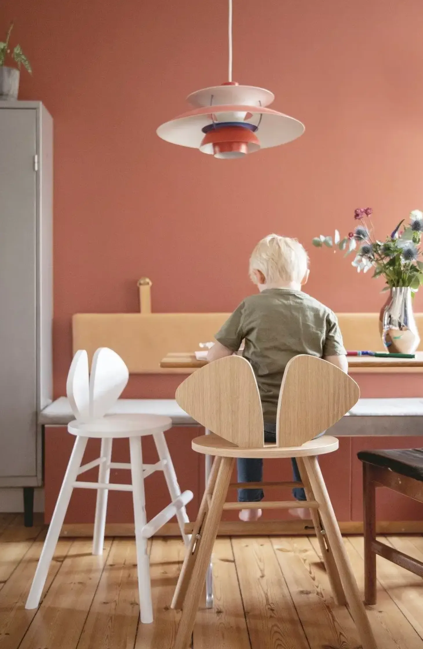 Nofred højstol i Eg - Mouse Chair junior - junior stol