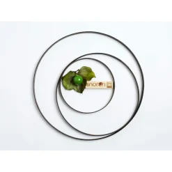 Nordic By Hand - Metal ring i rust til snoren - diameter 30 cm
