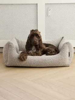 Nordog - Billy Bouclé hundeseng Taupe - Large - 100 x 78 x 28 cm