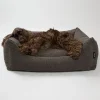 Nordog - Billy Bouclé hundeseng Mocca - Large - 100 x 78 x 28 cm