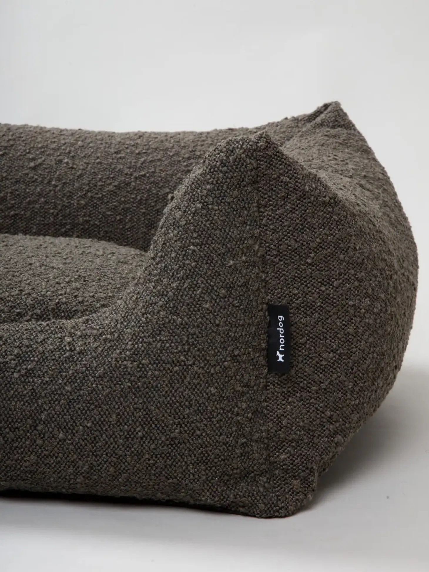 Nordog - Billy Bouclé hundeseng Mocca - Small - 60 x 44 x 20 cm