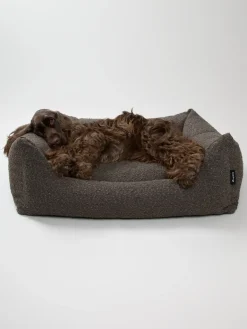 Nordog - Billy Bouclé hundeseng Mocca - medium - 80 x 60 x 26 cm