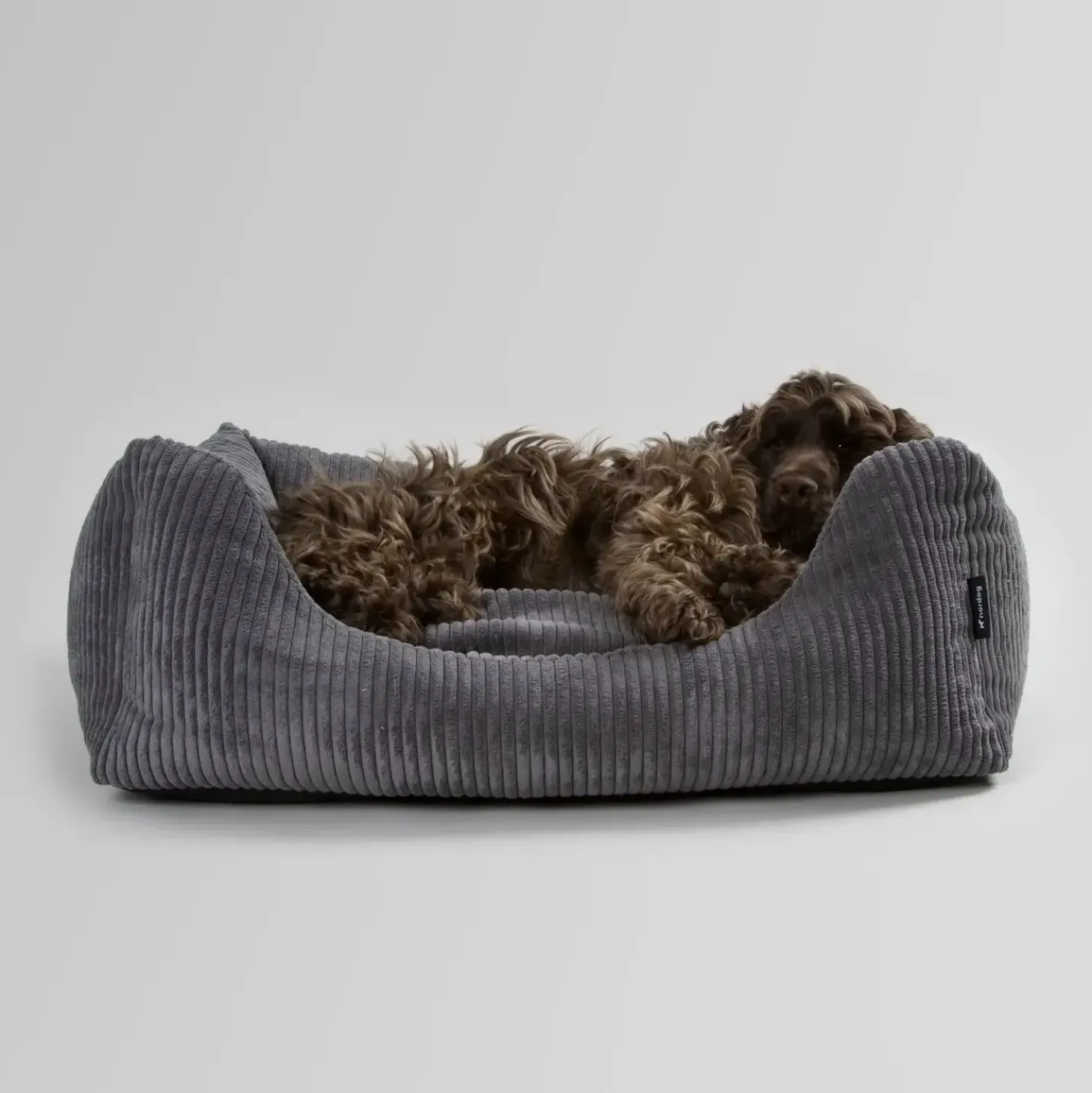 Nordog - Hundeseng - Oscar - Velvet - Anthracite - Medium