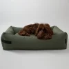 Nordog - Hundeseng HYGGE Grøn - medium - 85 x 65 cm