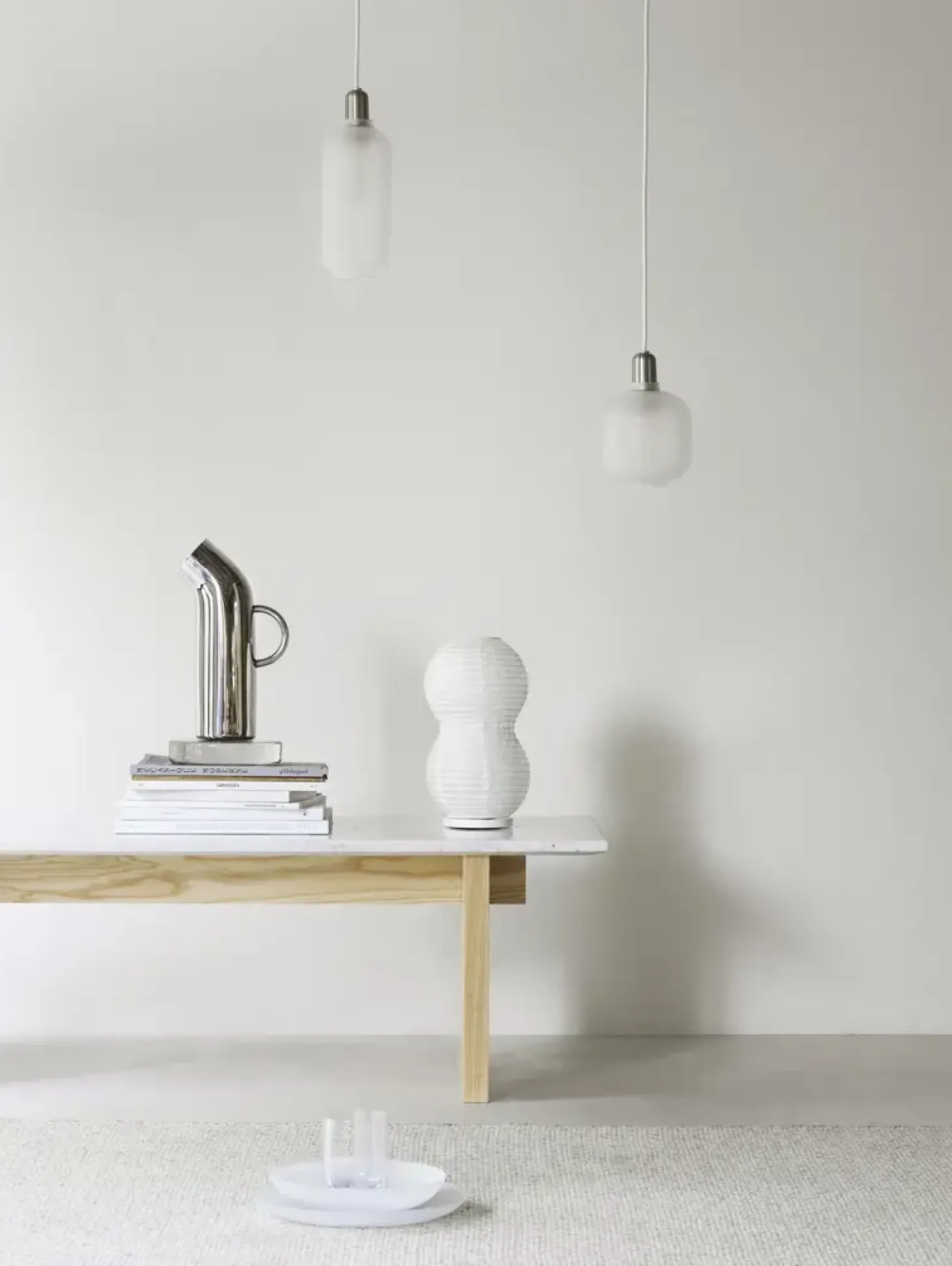 Normann Copenhagen - Amp Lamp Glass Small - Mat hvid