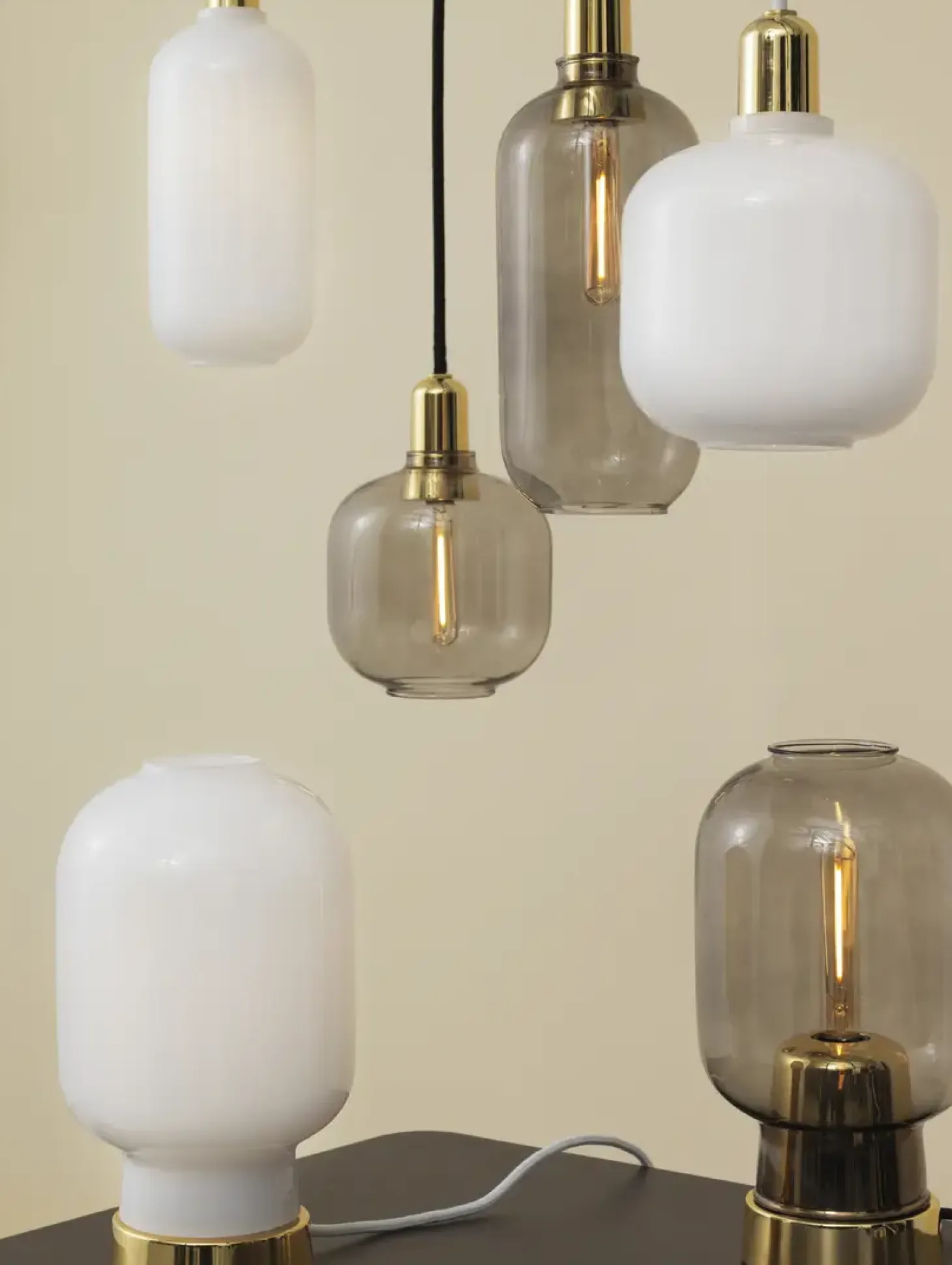 Normann Copenhagen - Amp Lamp Large Brass EU
