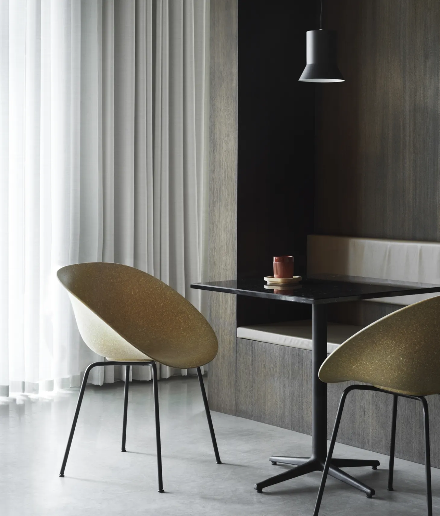 Normann Copenhagen - Armstol - Mat Chair - Hemp - Creme/Stål