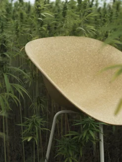 Normann Copenhagen - Armstol - Mat Chair - Hemp - Creme/Stål