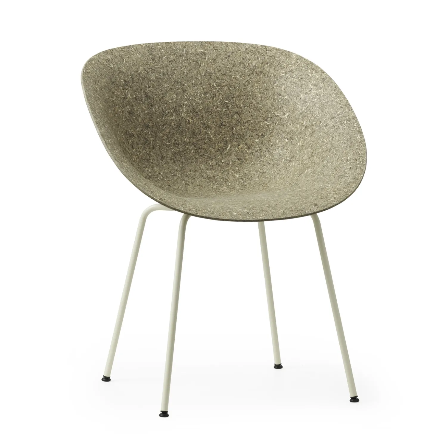 Normann Copenhagen - Armstol - Mat Chair - Seaweed - Creme/Stål