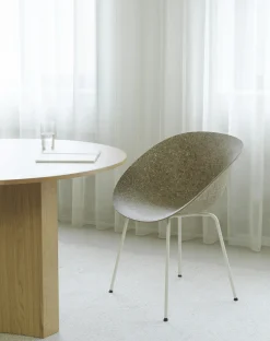 Normann Copenhagen - Armstol - Mat Chair - Seaweed - Creme/Stål