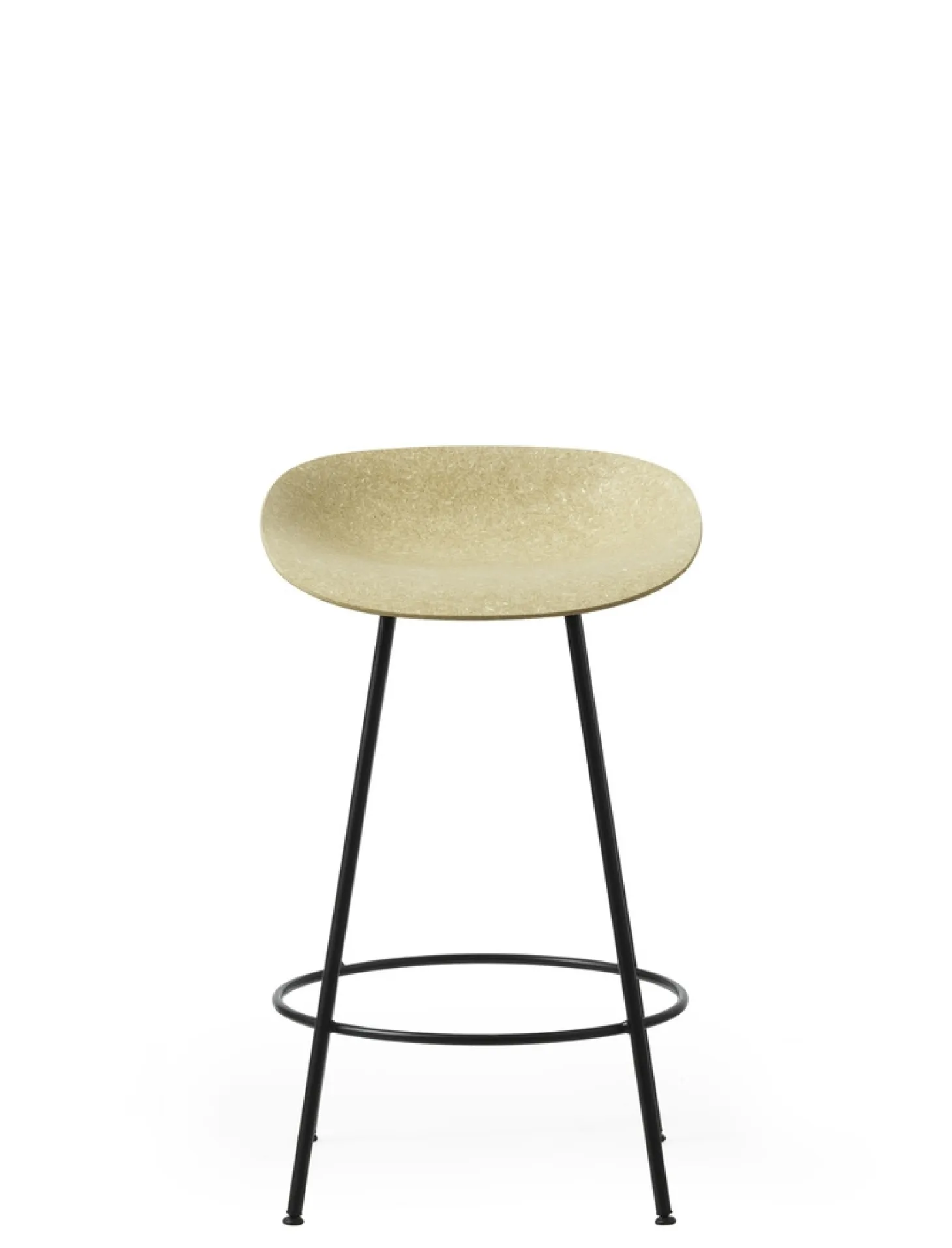 Normann Copenhagen - Barstol - Mat Chair - Hemp - Sort/Stål