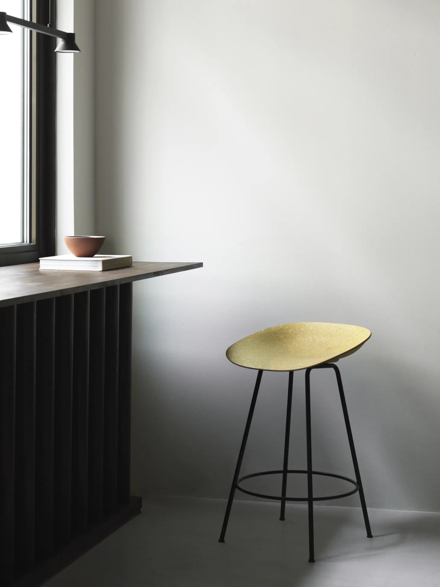 Normann Copenhagen - Barstol - Mat Chair - Hemp - Sort/Stål