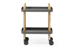 Normann Copenhagen - Block Table - Grå med ben i Ask