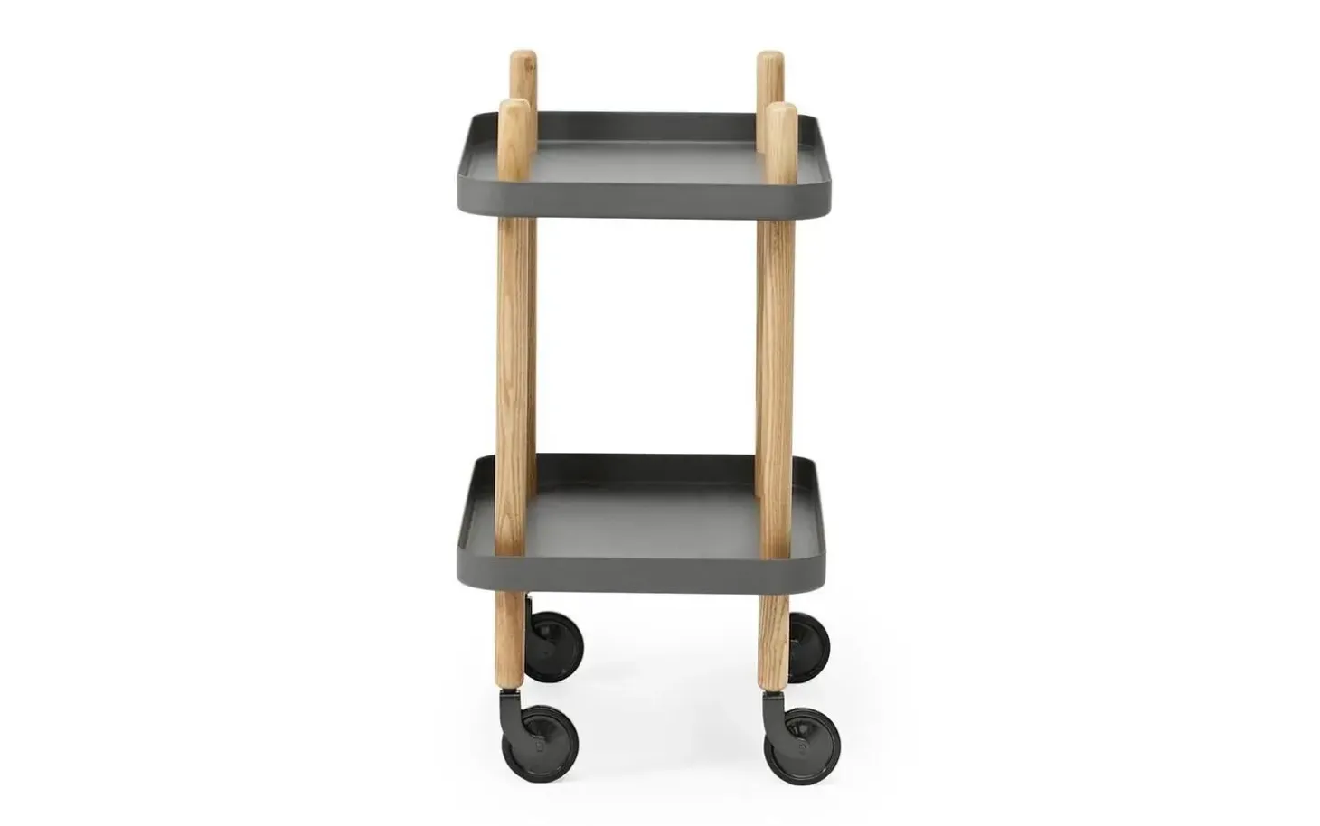Normann Copenhagen - Block Table - Grå med ben i Ask