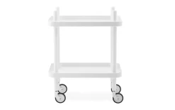 Normann Copenhagen - Block Table - Hvid med hvide ben
