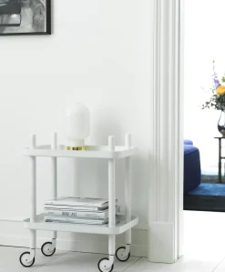 Normann Copenhagen - Block Table - Hvid med hvide ben