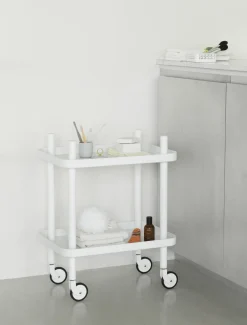 Normann Copenhagen - Block Table - Hvid med hvide ben