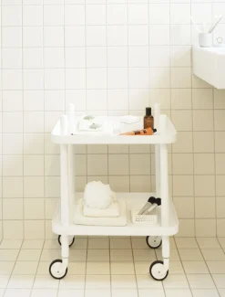 Normann Copenhagen - Block Table - Hvid med hvide ben