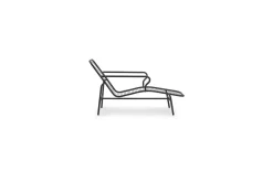 Normann Copenhagen - Chaiselong- Vig - Sort