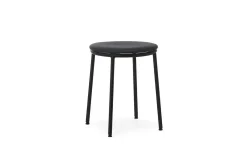 Normann Copenhagen - Circa Stool 45 cm Uph. Black Steel