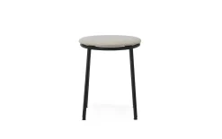 Normann Copenhagen - Circa Stool 45 cm Uph. Black Steel