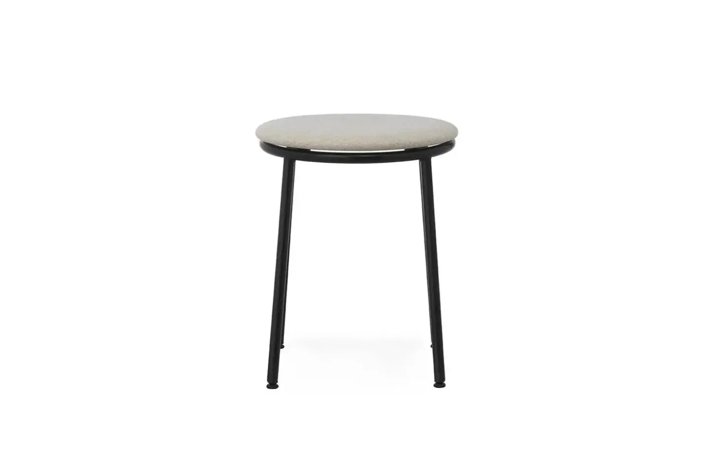 Normann Copenhagen - Circa Stool 45 cm Uph. Black Steel