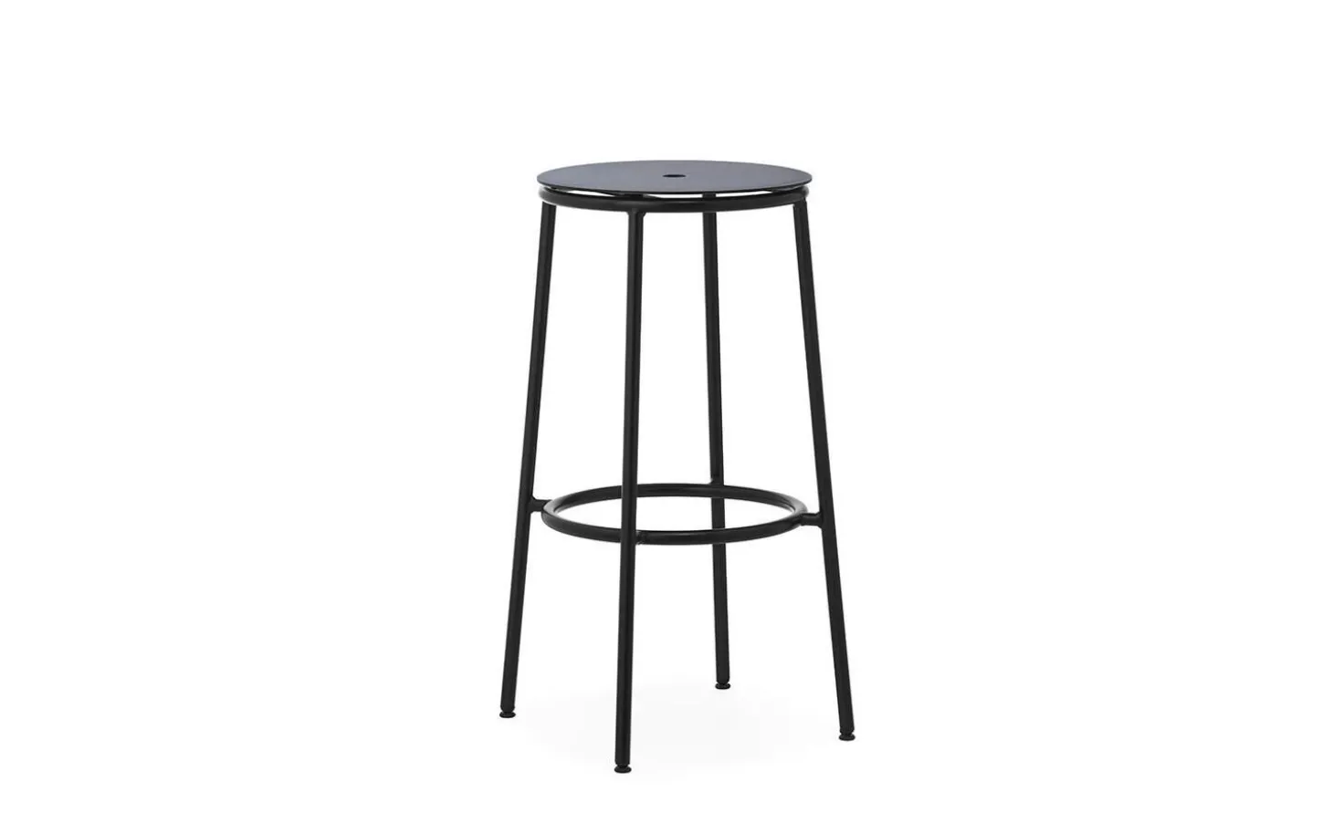 Normann Copenhagen - Circa Barstool 75 cm Black Steel
