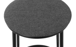 Normann Copenhagen - Circa Barstool 65 cm Uph. Black Steel
