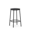 Normann Copenhagen - Circa Barstool 65 cm Uph. Black Steel