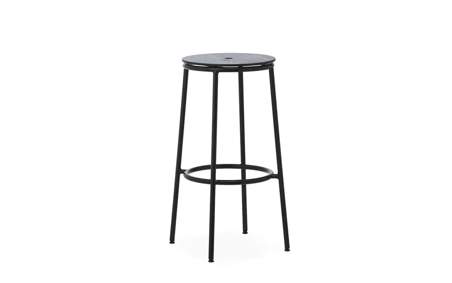 Normann Copenhagen - Circa Barstool 75 cm Black Steel