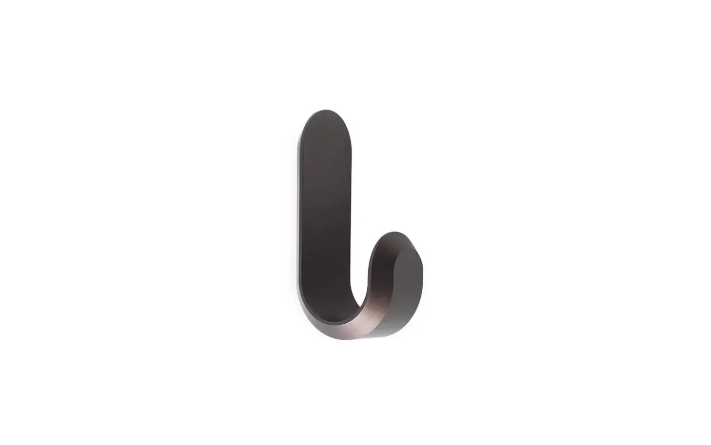 Normann Copenhagen - Curve Mini knage - Sæt med 2 styk - Mat brun