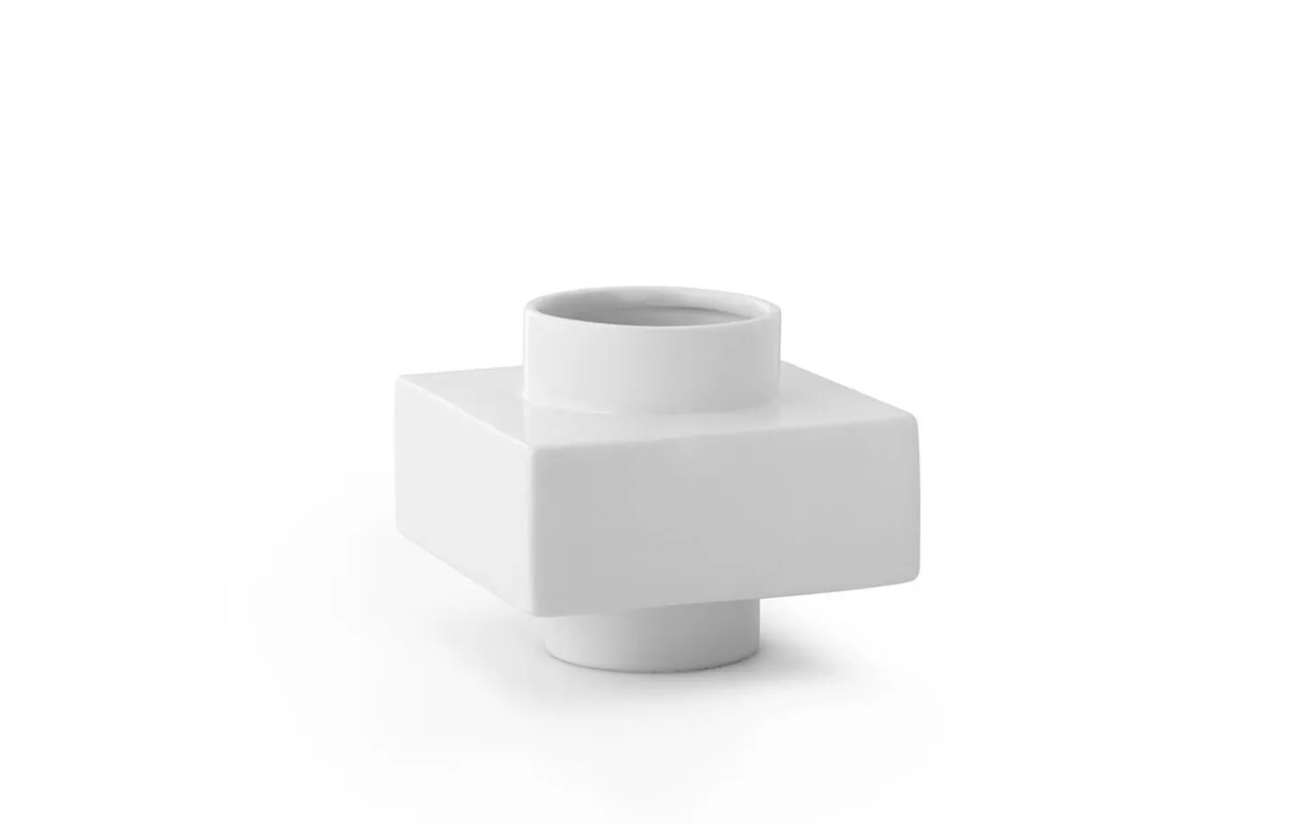 Normann Copenhagen - Deko Object S3 - Hvid/Snow - H:14 cm