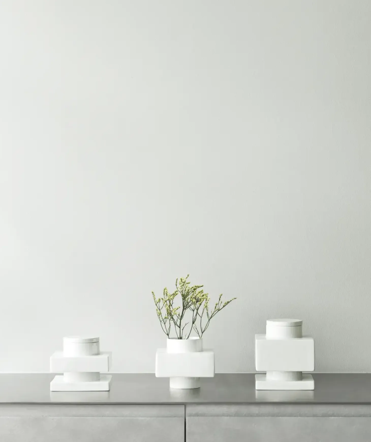 Normann Copenhagen - Deko Object S3 - Hvid/Snow - H:14 cm