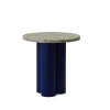 Normann Copenhagen - Dit Table Bright Blue - Travertine Silver