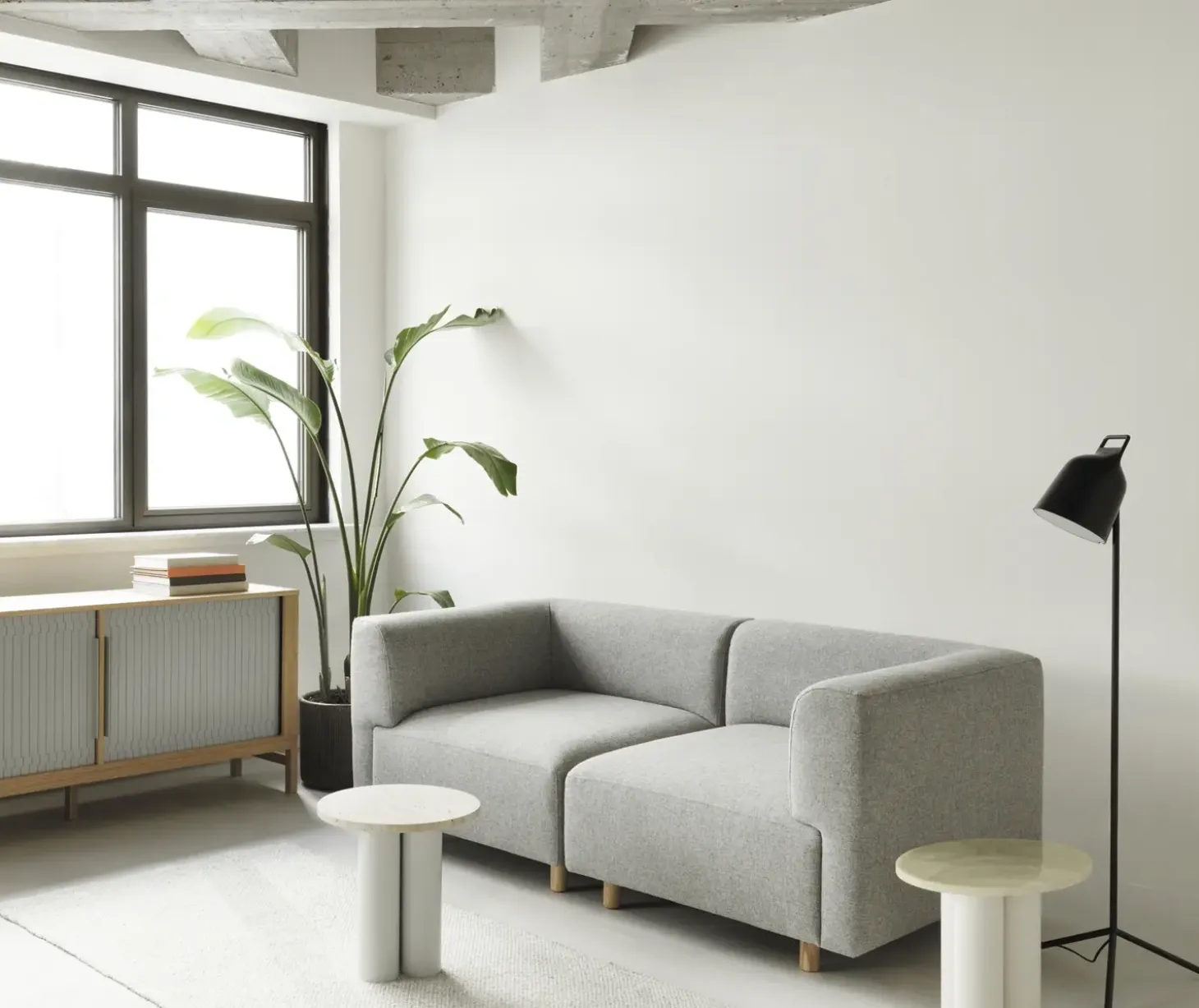 Normann Copenhagen - Dit Table Sand - White Carrara