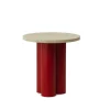 Normann Copenhagen - Dit Table Bright Red - Travertine Light