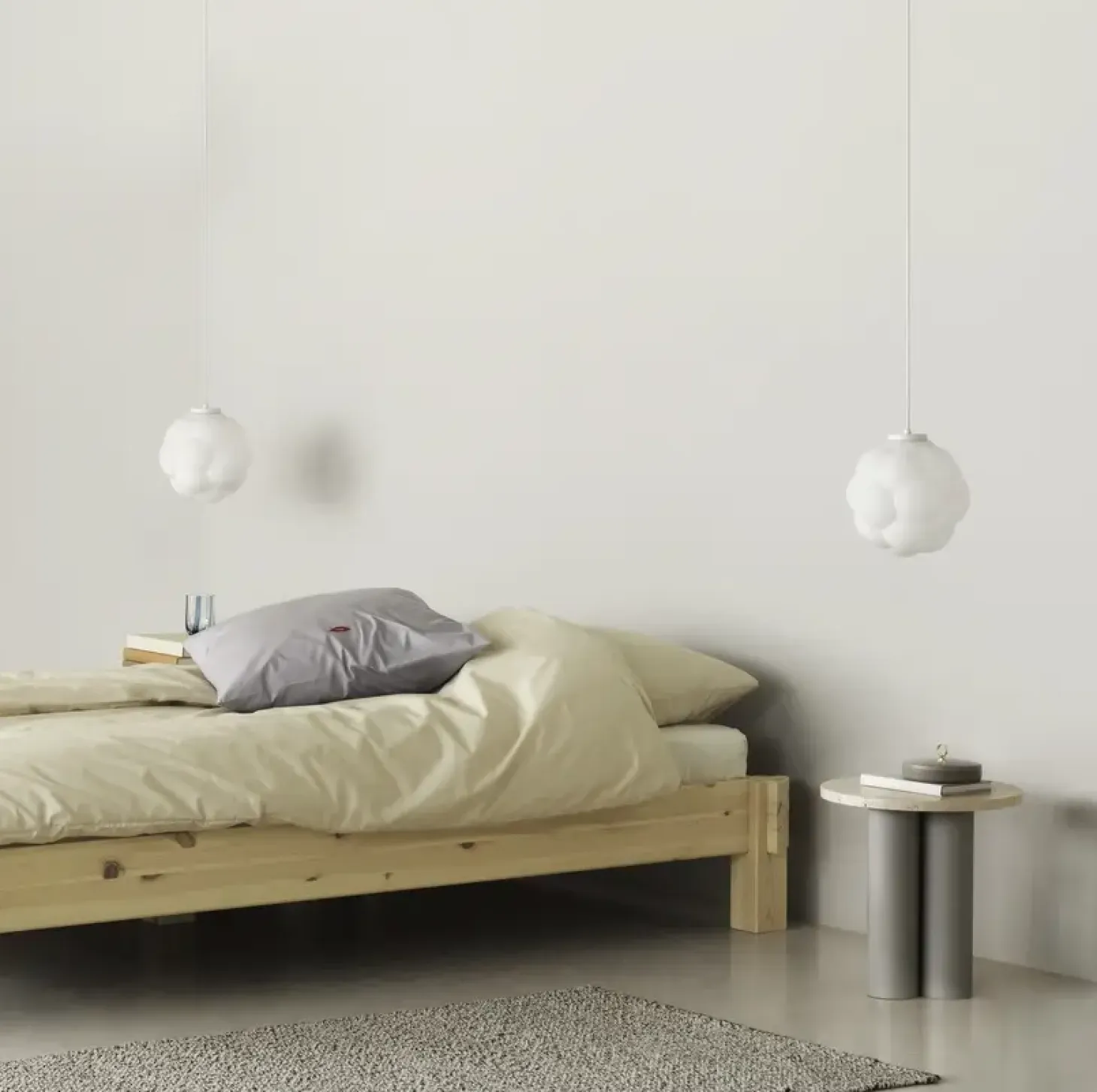 Normann Copenhagen - Dit Table Grey - Travertine Light
